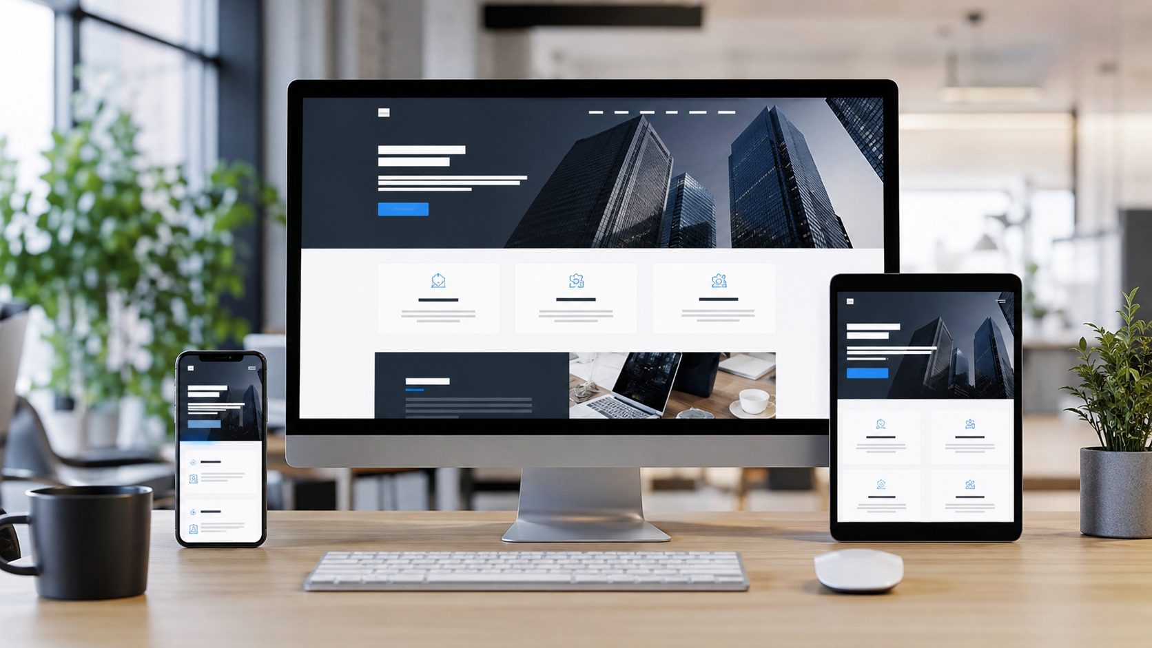 Esempio di sito web aziendale professionale responsive